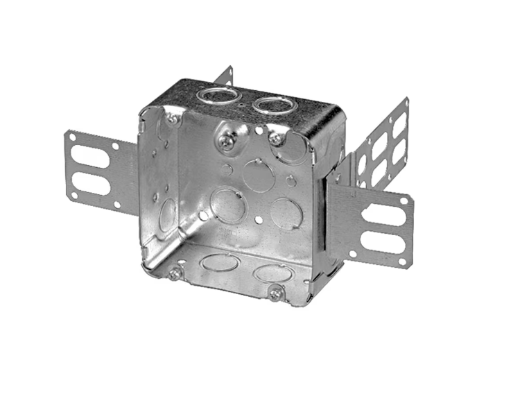 VMB-30197 - Boîte de jonction carrée en acier de 4 11/16 po avec débouchures (72171-KSSX)