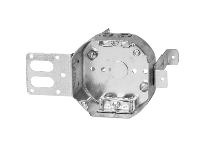 VMB-30198 - Boîte octogonale à goujon en acier avec pinces (54151-LSSAX)