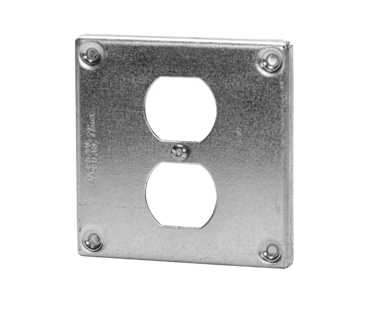 VMP-8365 - Square Cover Standard Duplex Receptacle