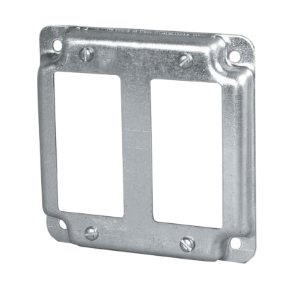 VMP-8368 - Square Cover Two Decora Receptacle